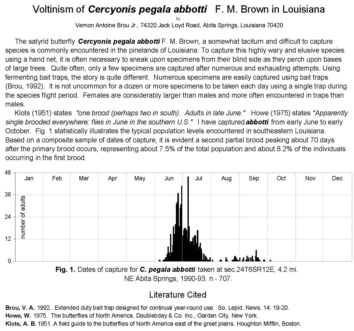 1993. 24. Voltinism of Cercyonis pegala abbotti F. M. Brown in Louisiana. cr.jpg