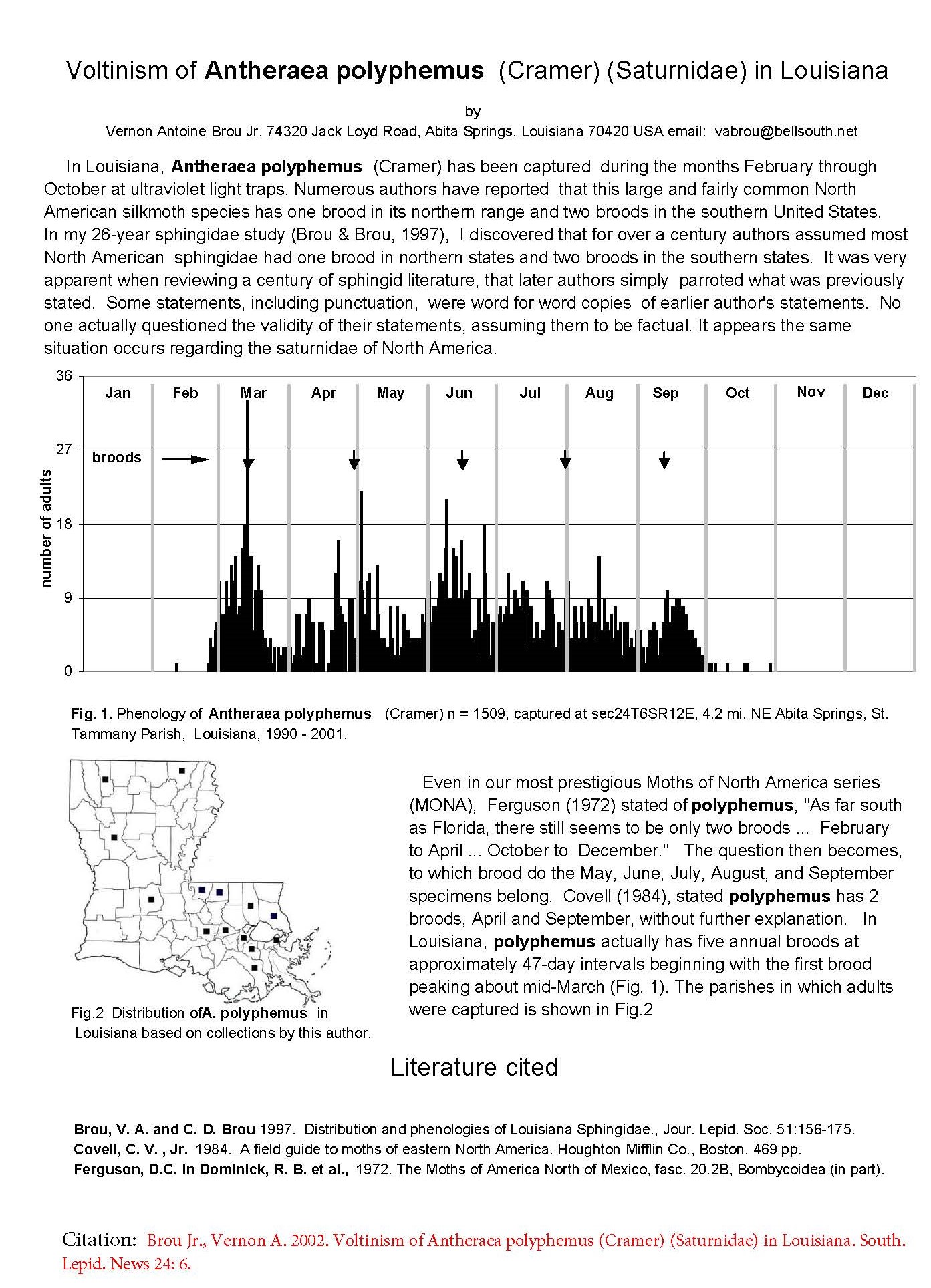 2002. 55. Voltinism of Antheraea polyphemus (Cramer) (Saturnidae) in Louisiana.c r.jpg